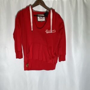 1267. Women’s Chicago Blackhawks Pull Over Hoodie EUC Size XL